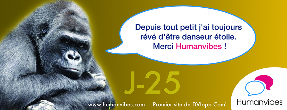 Avis: Lancement officiel du site Humanvibes  J-25